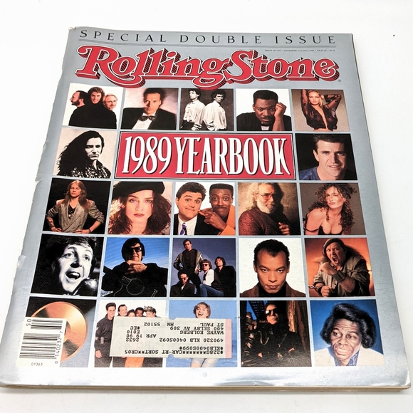 Rolling Stone Magazine Covers Yearbook Double Issue Lot of 4- Years 1989-1992 - Picture 2 of 12
